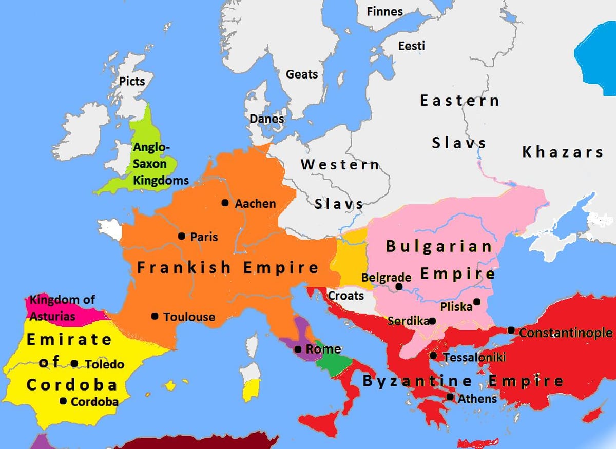 Sofia Bułgaria mapie Europy
