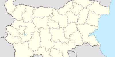 Mapa Bułgaria mapa wektor 