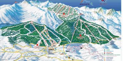 Bułgaria narciarski mapie